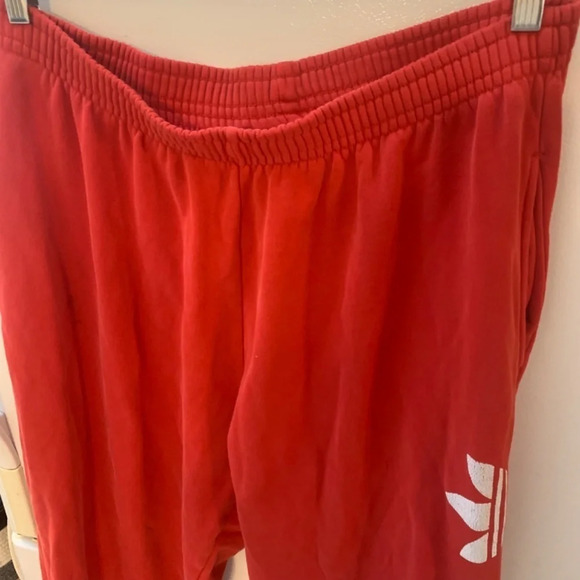 Vintage Adidas 3 Stripes Red Sweatpants 2XL - Picture 14 of 14
